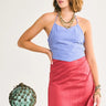 Reed Tie Top | Cotton Coniglio Palm Beach