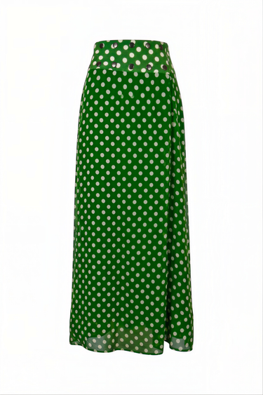 Flagpole Snap Midi Skirt | Chiffon