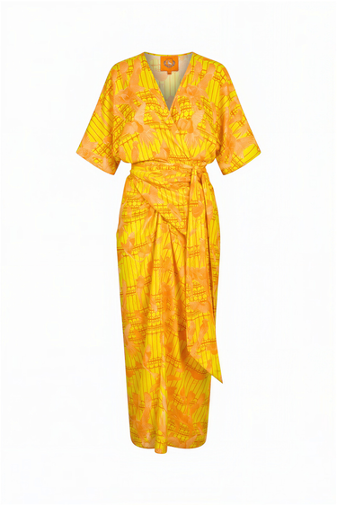 Gladys Tie Knot Dress | Cotton Voile