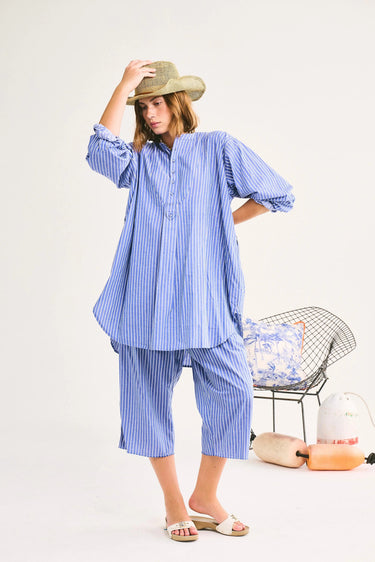 Cinch Back Pant | Cotton Coniglio Palm Beach