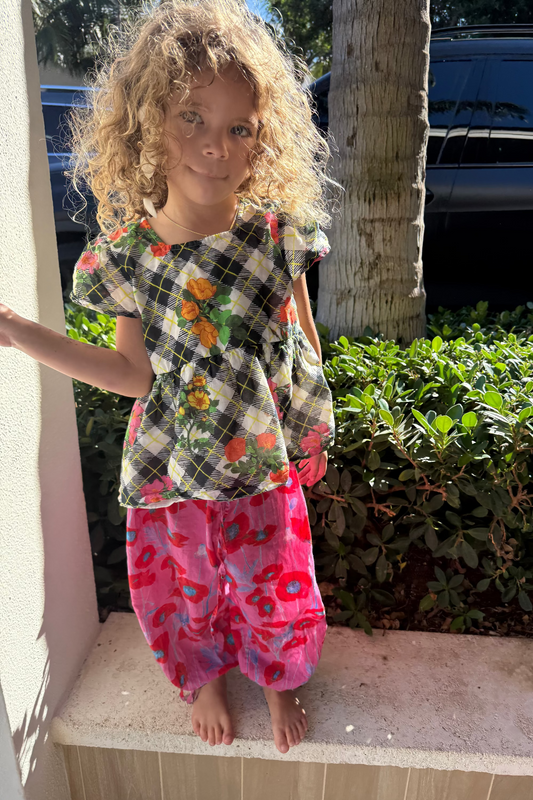 Kids Frances Flutter Top | Cotton Gauze