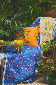 King Reversible Quilt | Cotton Percale