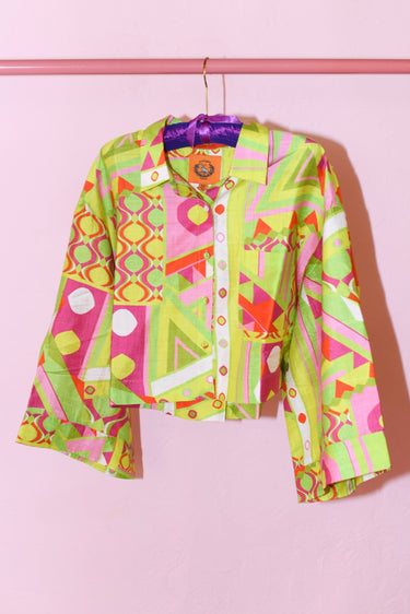 Everglades Crop Top | Silk Dupioni