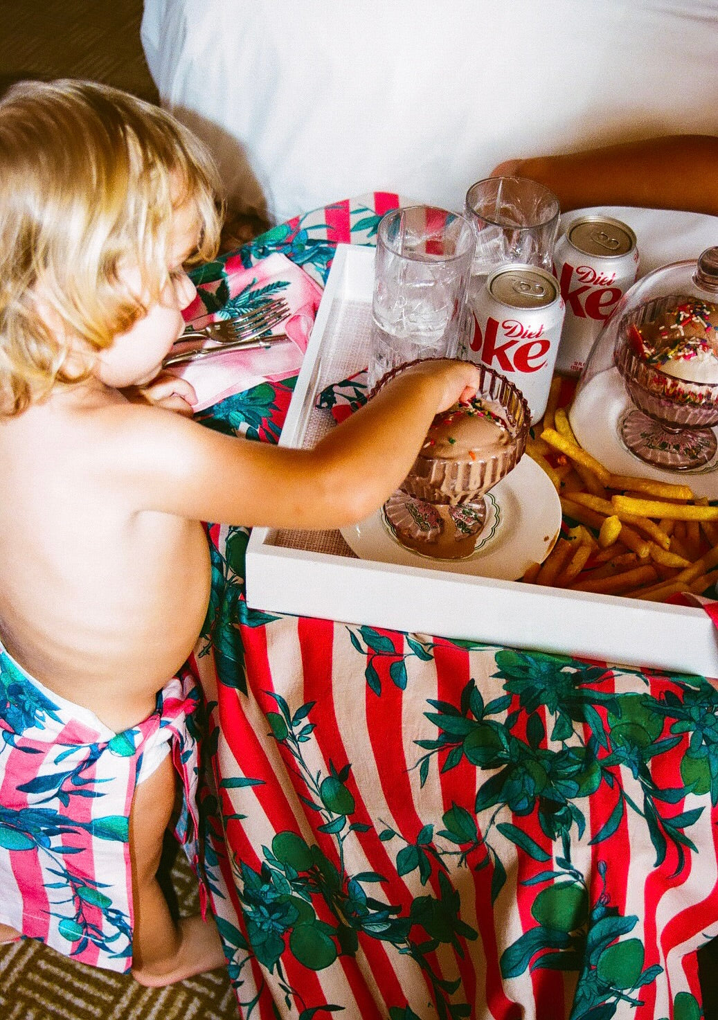 Standard Tablecloth | Orange Bunches Colony Coral