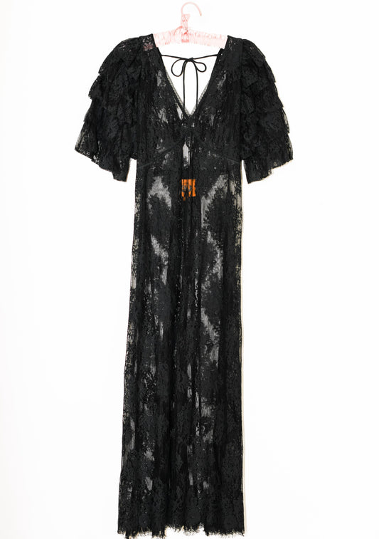 Angler Midi Dress | Viscose Lace