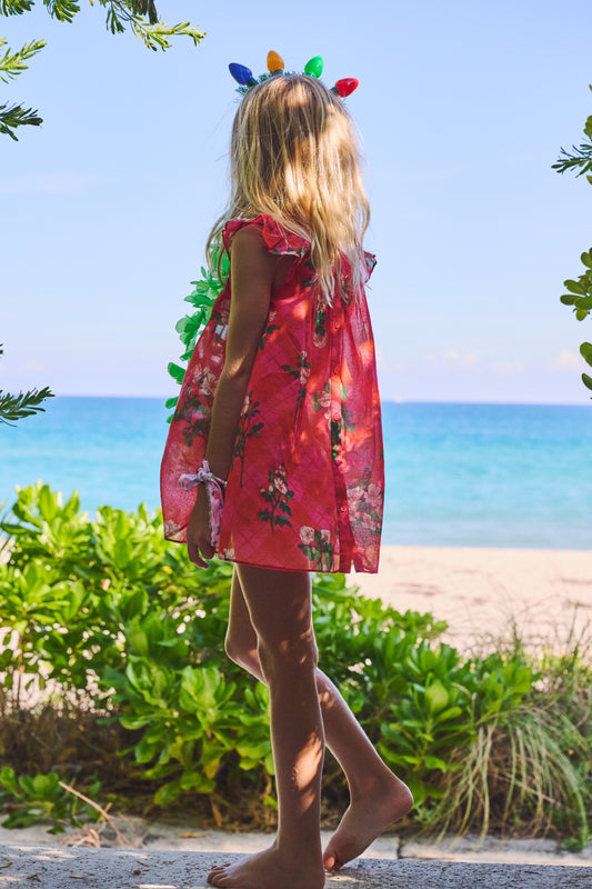 Kids Willa Smocked Mini Dress | Cotton Voile