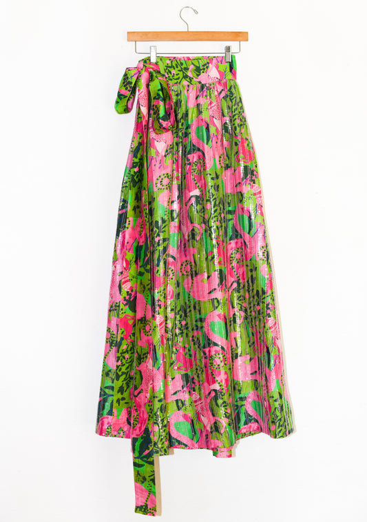 Atlantic Maxi Ball Skirt | Silk Dupioni