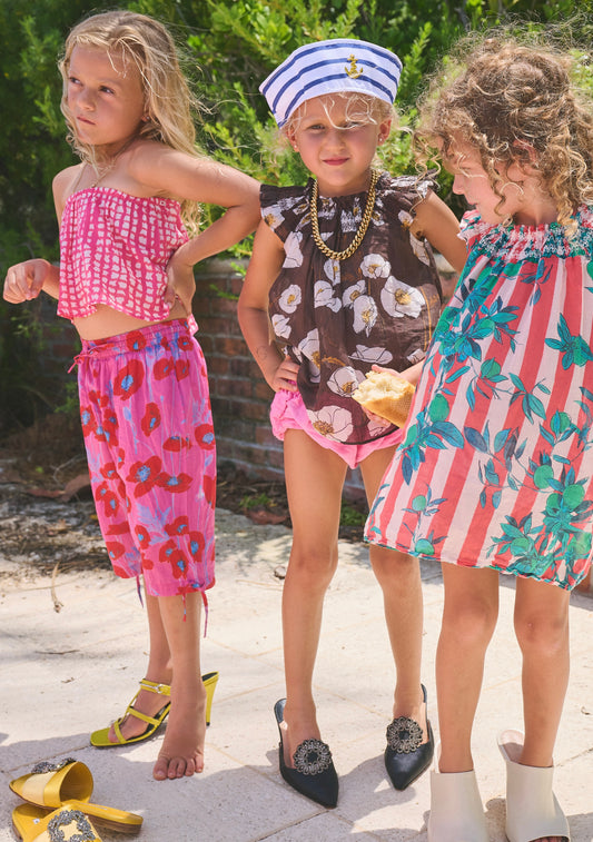 Kids Remy Mini Skirt | Cotton Cambric