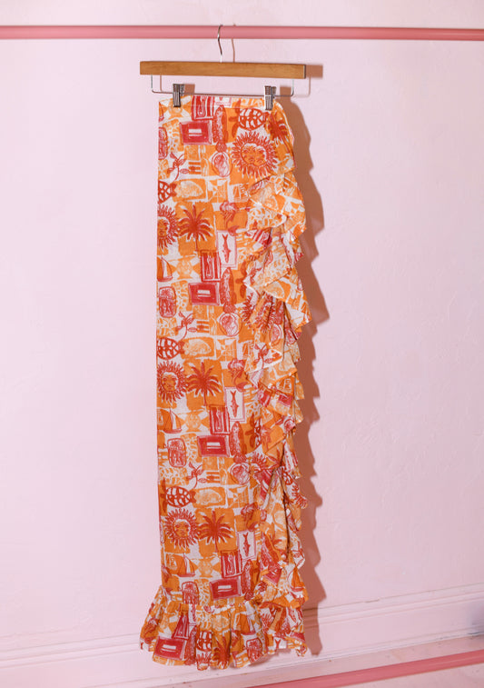 Ruffle Power Pareo™  | Cotton Gauze