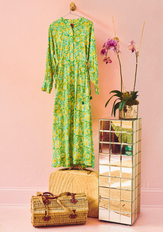 Long Side Slit Tie Tunic | Cotton Voile