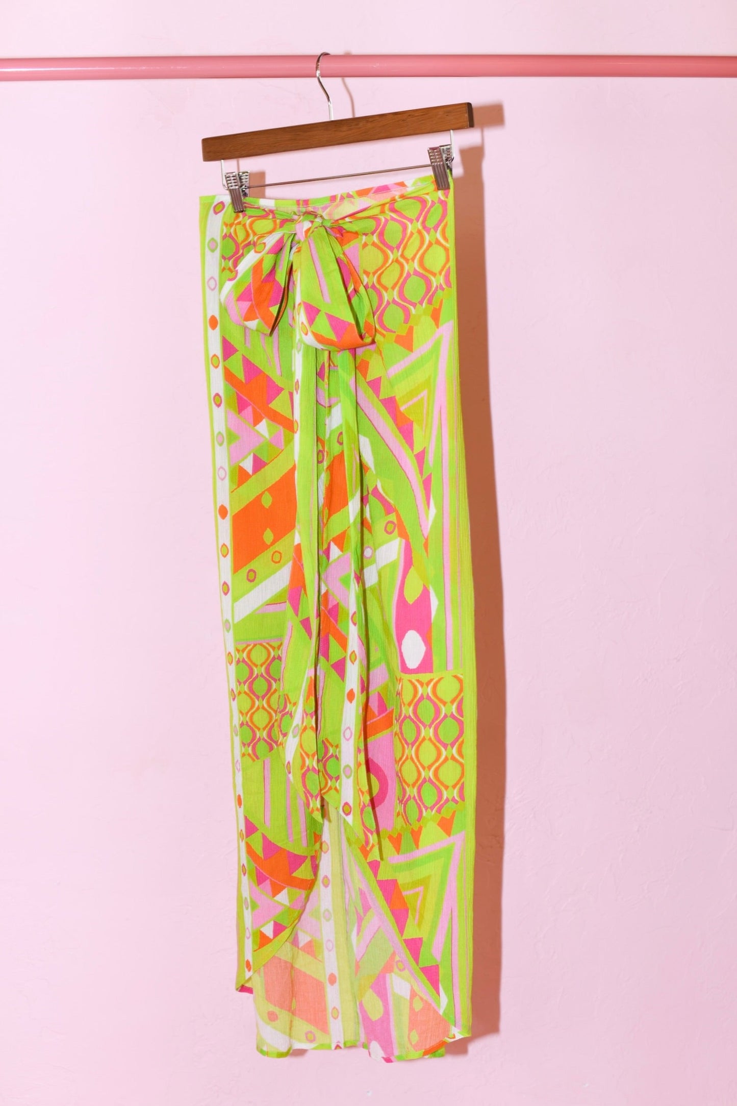 Wrap Around Slit Skirt | Crinkle Cotton