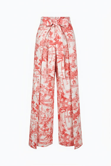 Two Panel Wrap Pant | Silk Dupioni