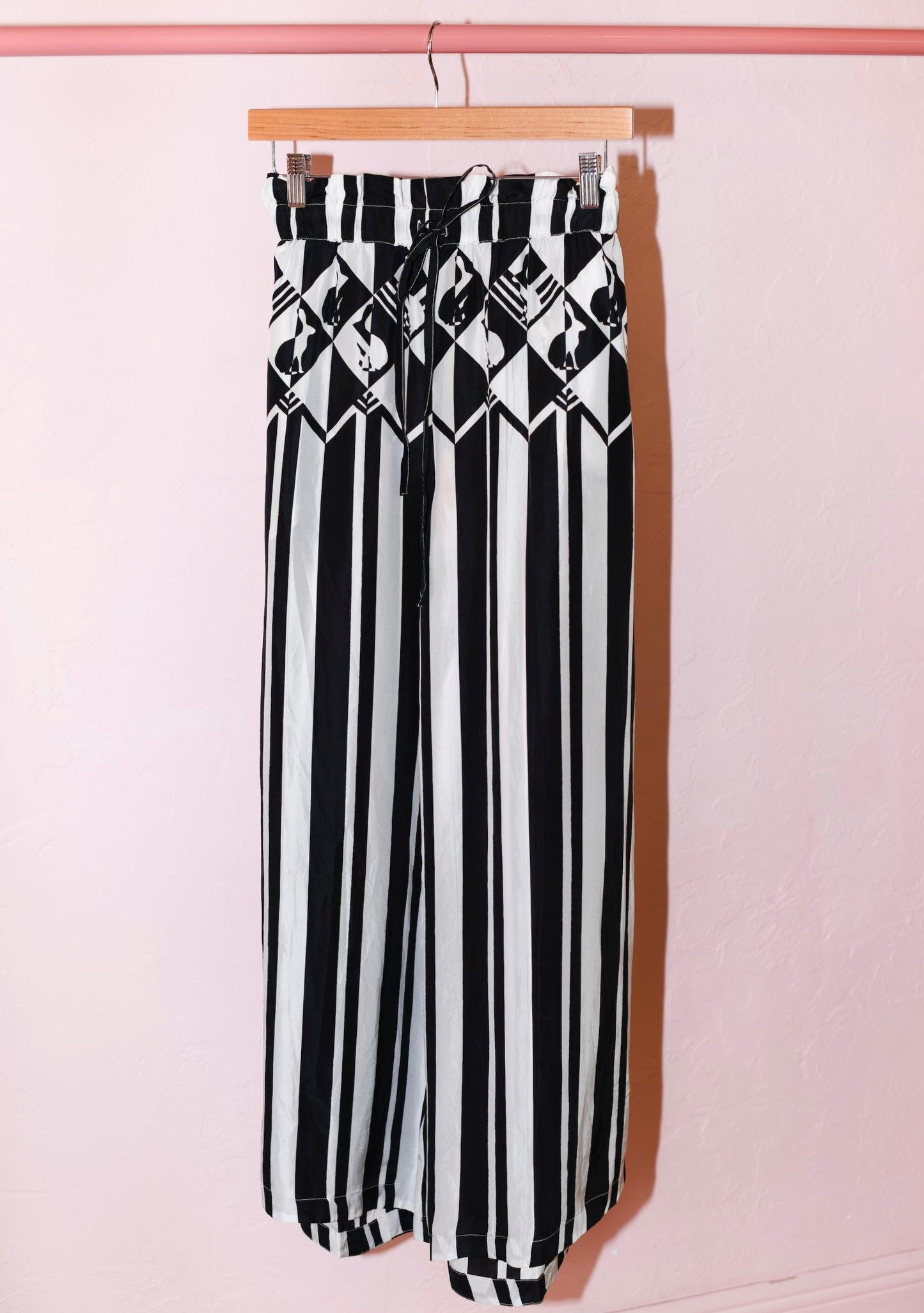Palmer Wide Leg Pant | Silk Habotai