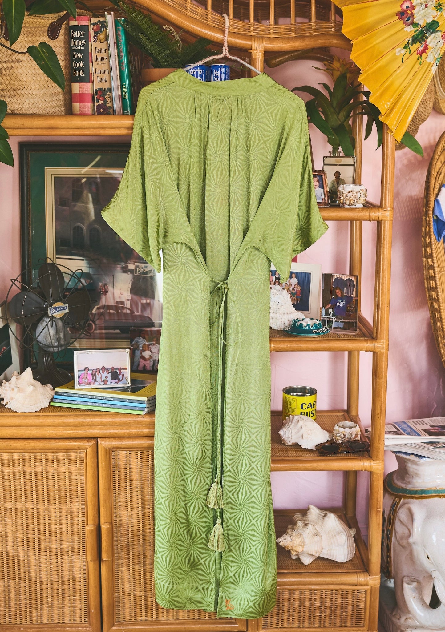 Cocoon Midi Dress | Jacquard
