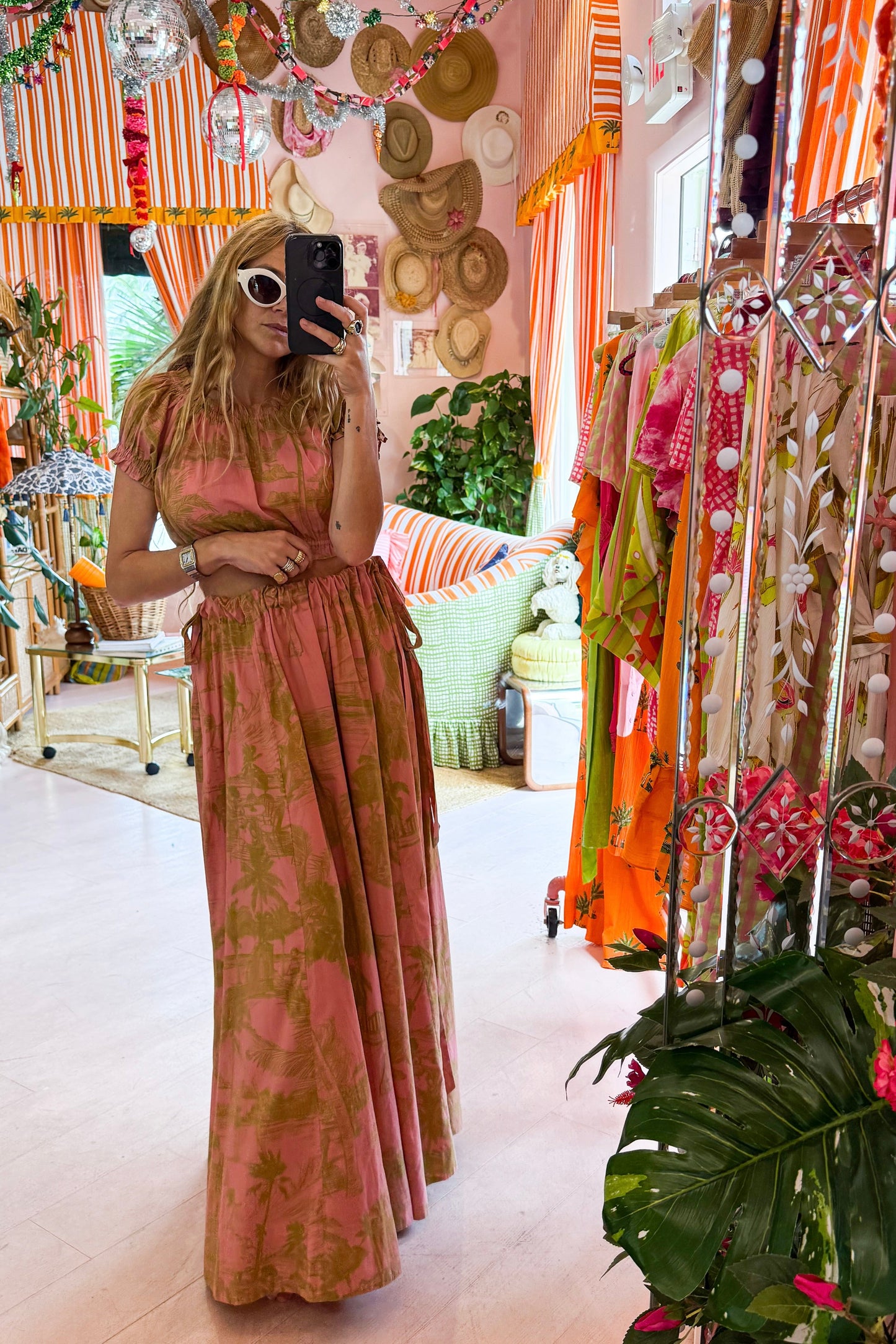 Adjustable Cara Maxi Skirt | Medium Weight Cotton Voile