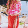 Manalapan Top | Cotton Cambric Coniglio Palm Beach
