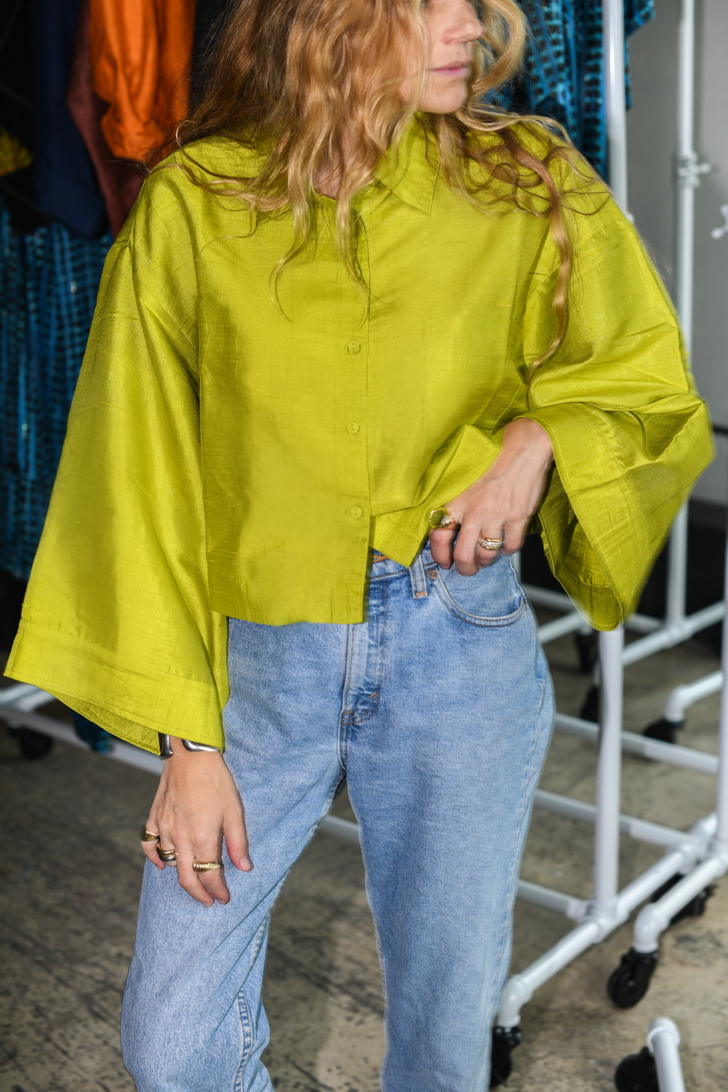 Everglades Crop Top | Silk Dupioni