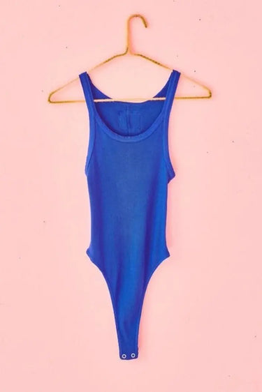 Scoop Neck Ribbed Bodysuit Coniglio Palm Beach