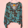 Beaded Party Top | Viscose Lurex Coniglio Palm Beach