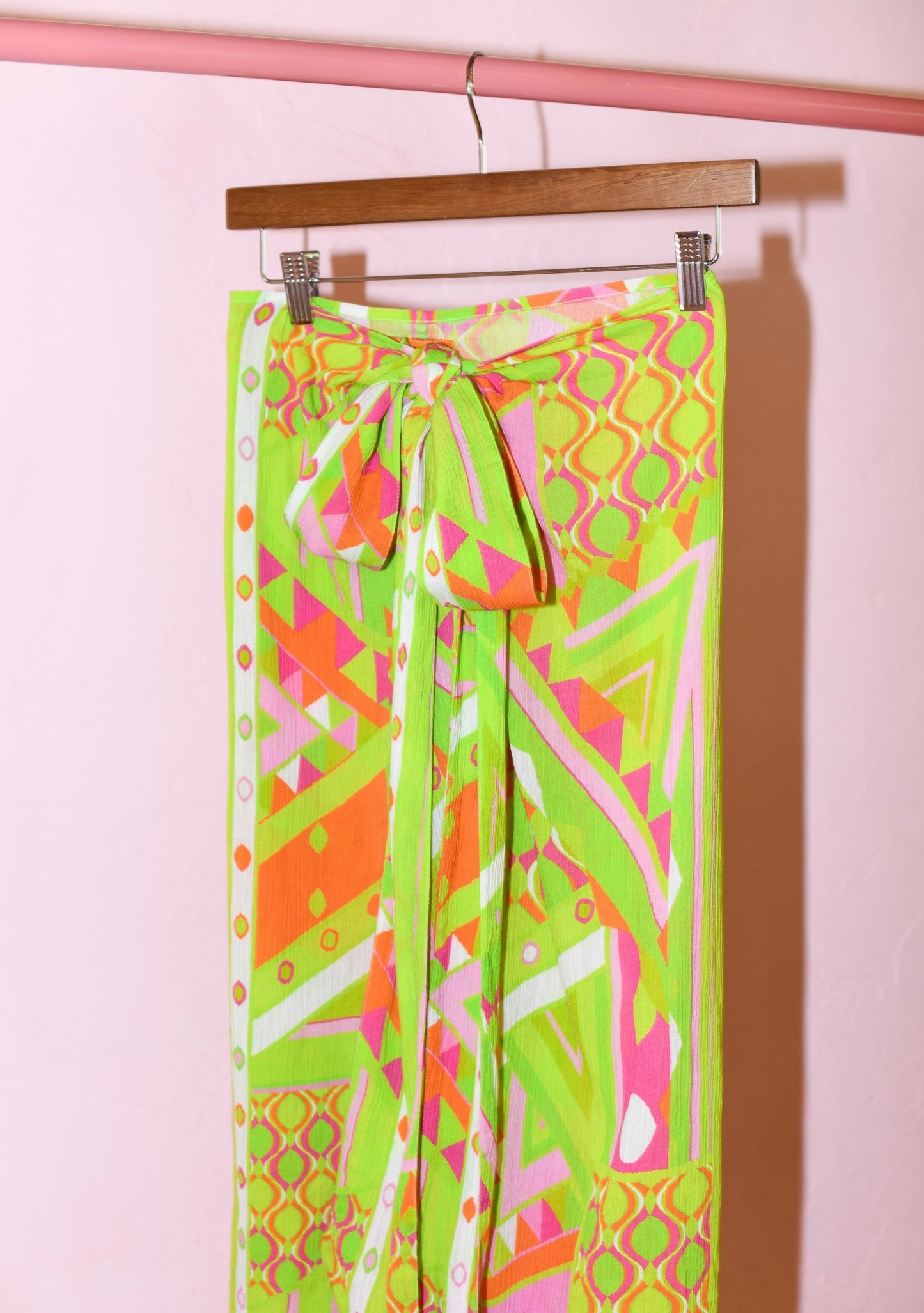 Wrap Around Slit Skirt | Crinkle Cotton