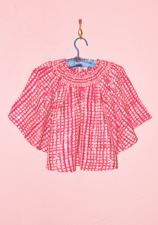 Flagler Crop Top | Embellished Silk Dupioni