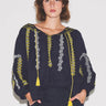 Embroidered Delray Blouse Coniglio Palm Beach