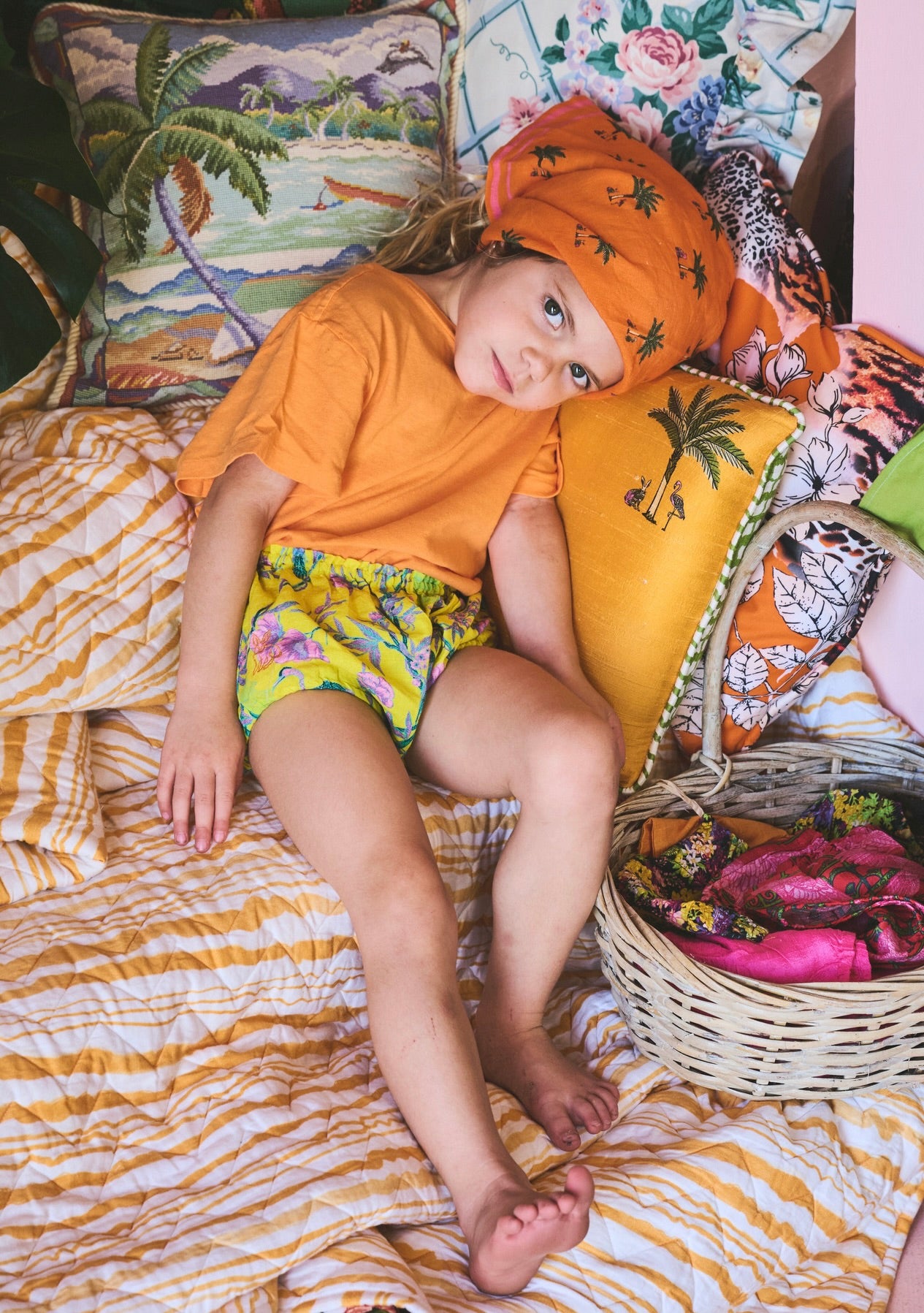 Kids Goldie Bloomer | Linen