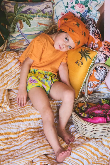 Kids Goldie Bloomer | Linen Coniglio Palm Beach