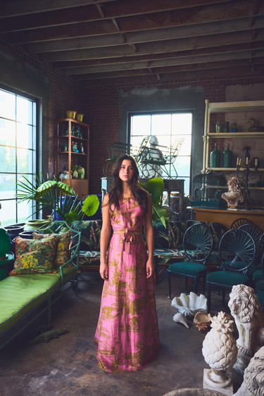 Two Panel Wrap Top | Silk Dupioni