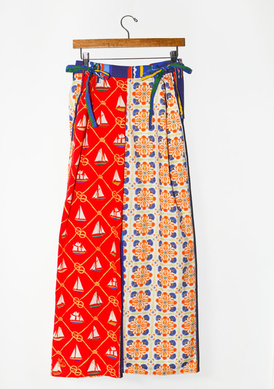 Mixed Move and Groove Snap Pant | Cotton Poplin