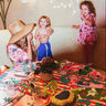 Kids Willa Smocked Mini Dress | Petit Palm Colony Pink Tie Dye Coniglio Palm Beach
