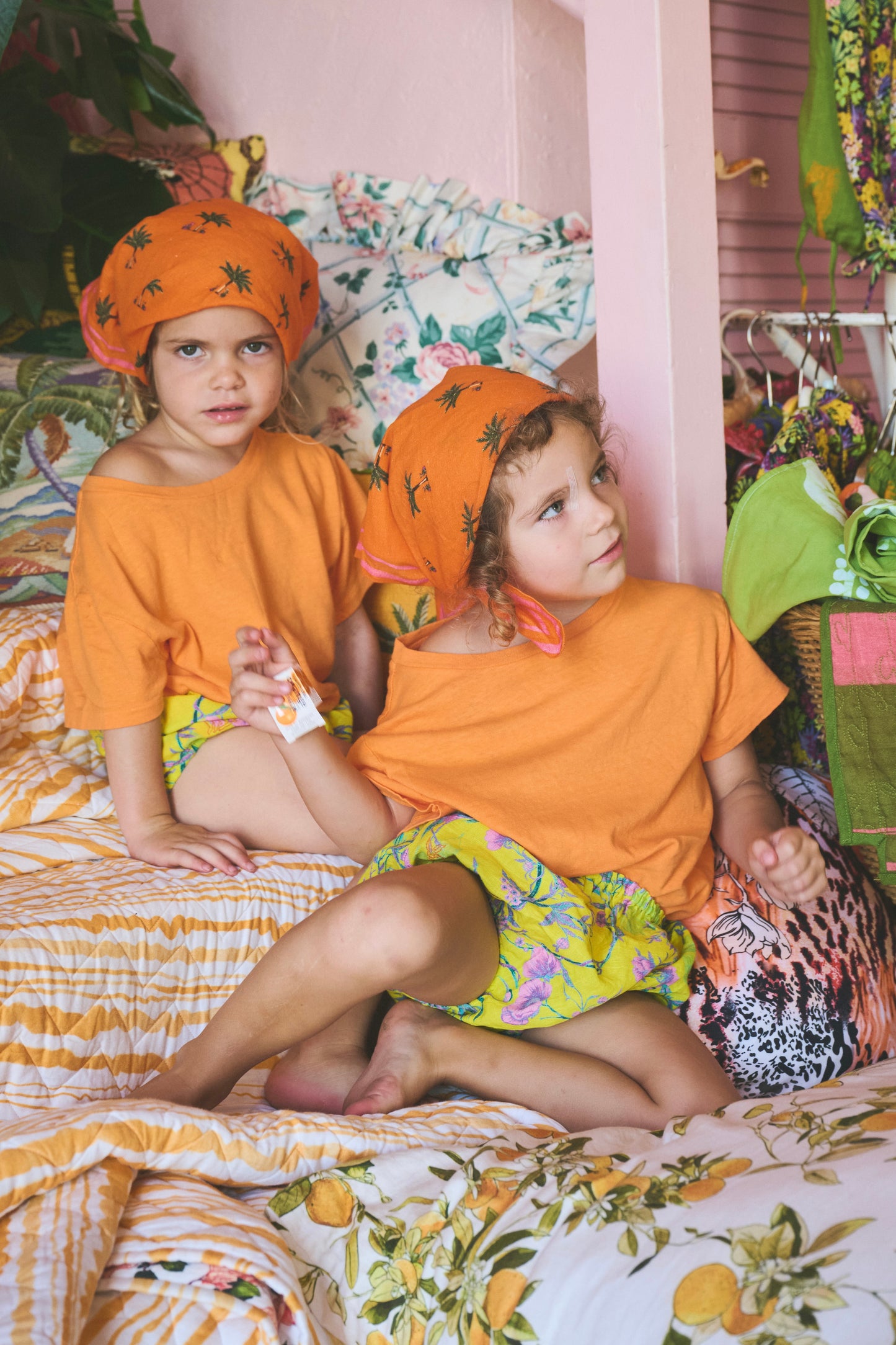 Kids Goldie Bloomer | Linen
