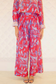 Banyan Pleated Snap Pant | Victorian Textured Cambric