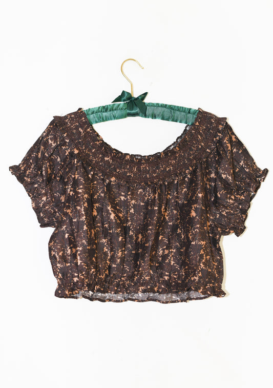 Laurie Crop Top | Silk Dupioni