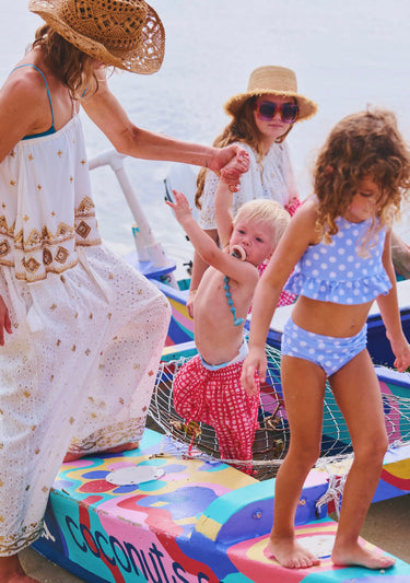 Cinch Back Pant | Eyelet Coniglio Palm Beach