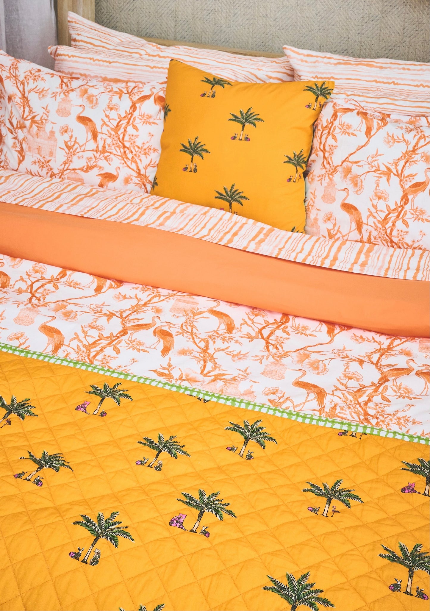 Queen Reversible Quilt | Cotton Percale