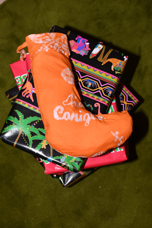 Androsia Stocking in Papaya