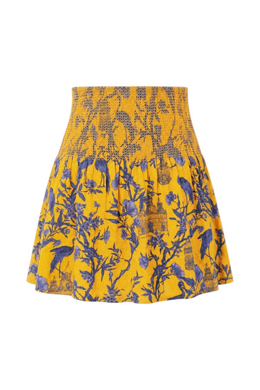Smocked Mini Skirt | Swiss Dot