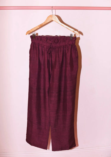 Beach Pant | Silk Dupioni Coniglio Palm Beach