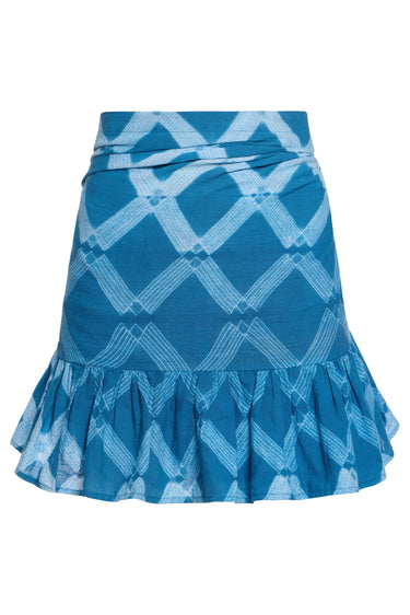 Mini Ruffle Power Pareo | Cotton Voile Shibori