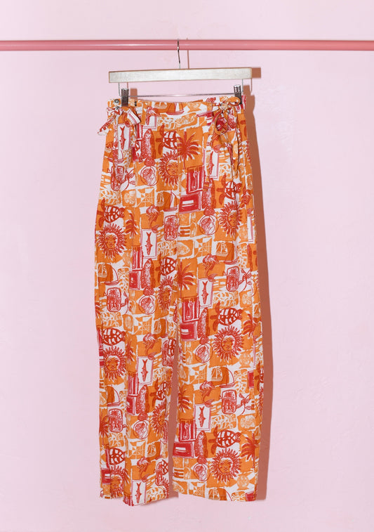 Move and Groove Snap Pant | Cotton Linen