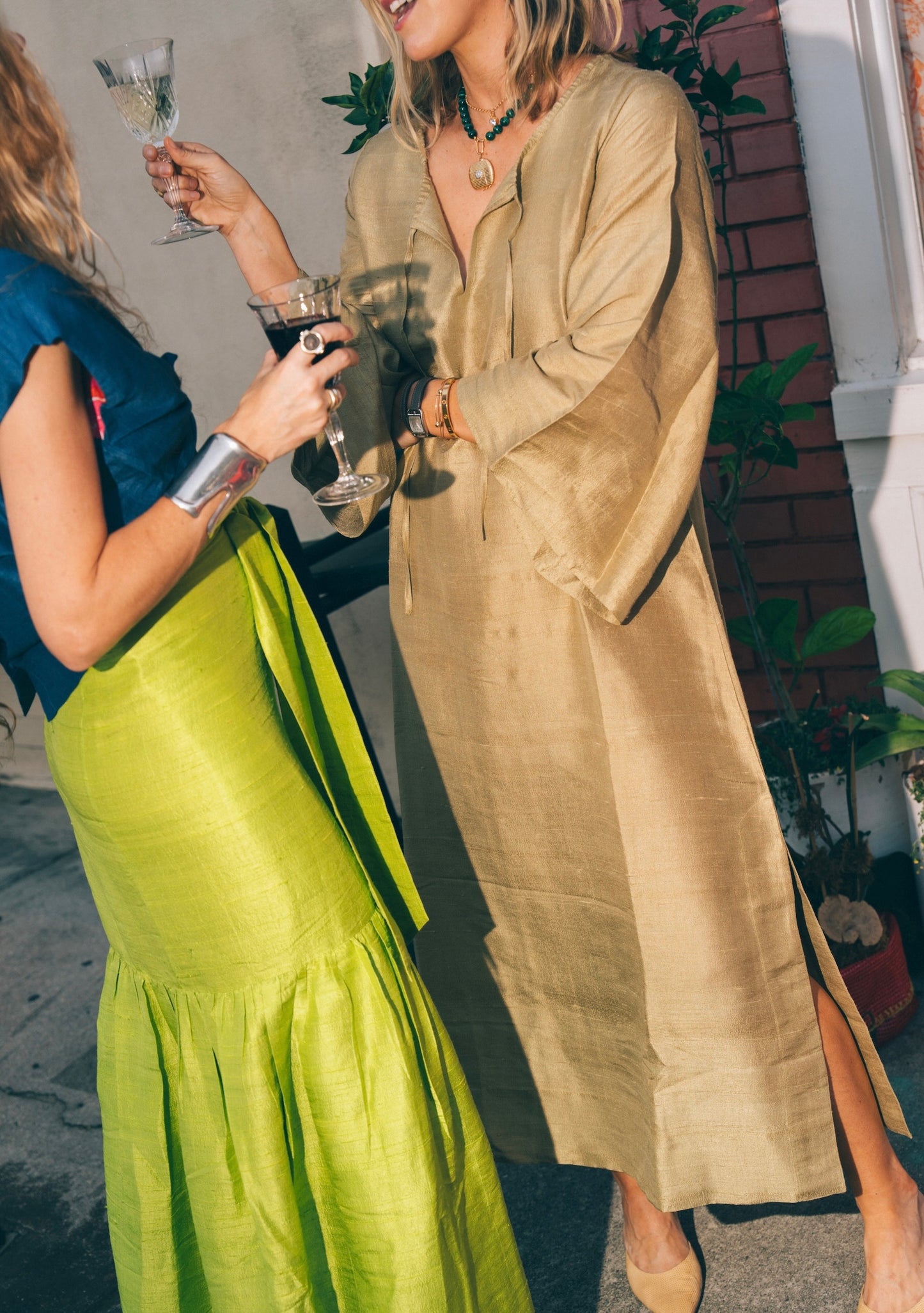 Gail Midi Dress | Silk Dupioni