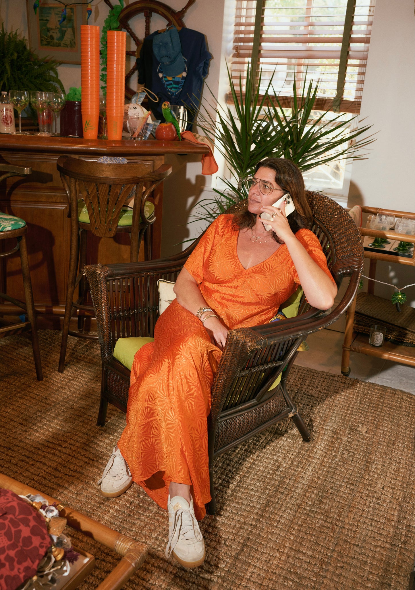 Angler Maxi Dress | Jacquard