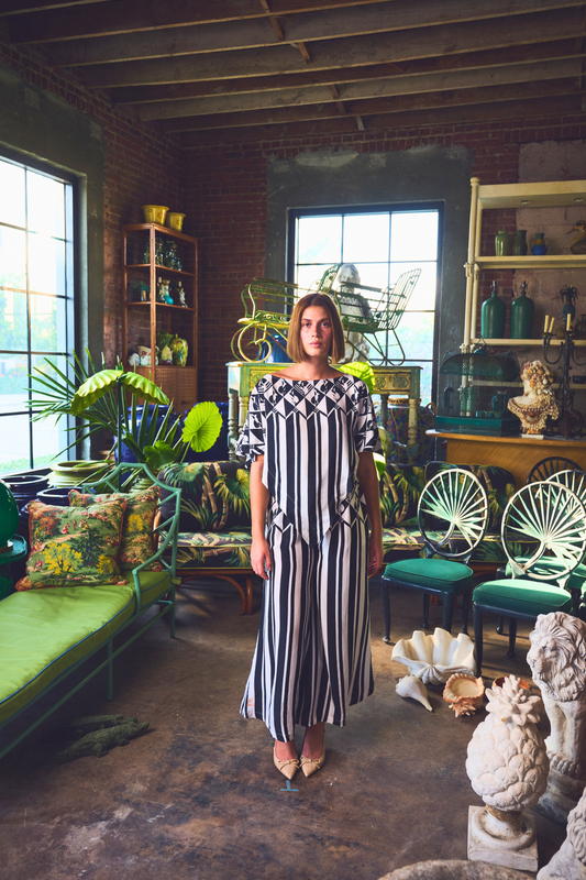 Handkerchief Piper Blouse | Silk Habotai