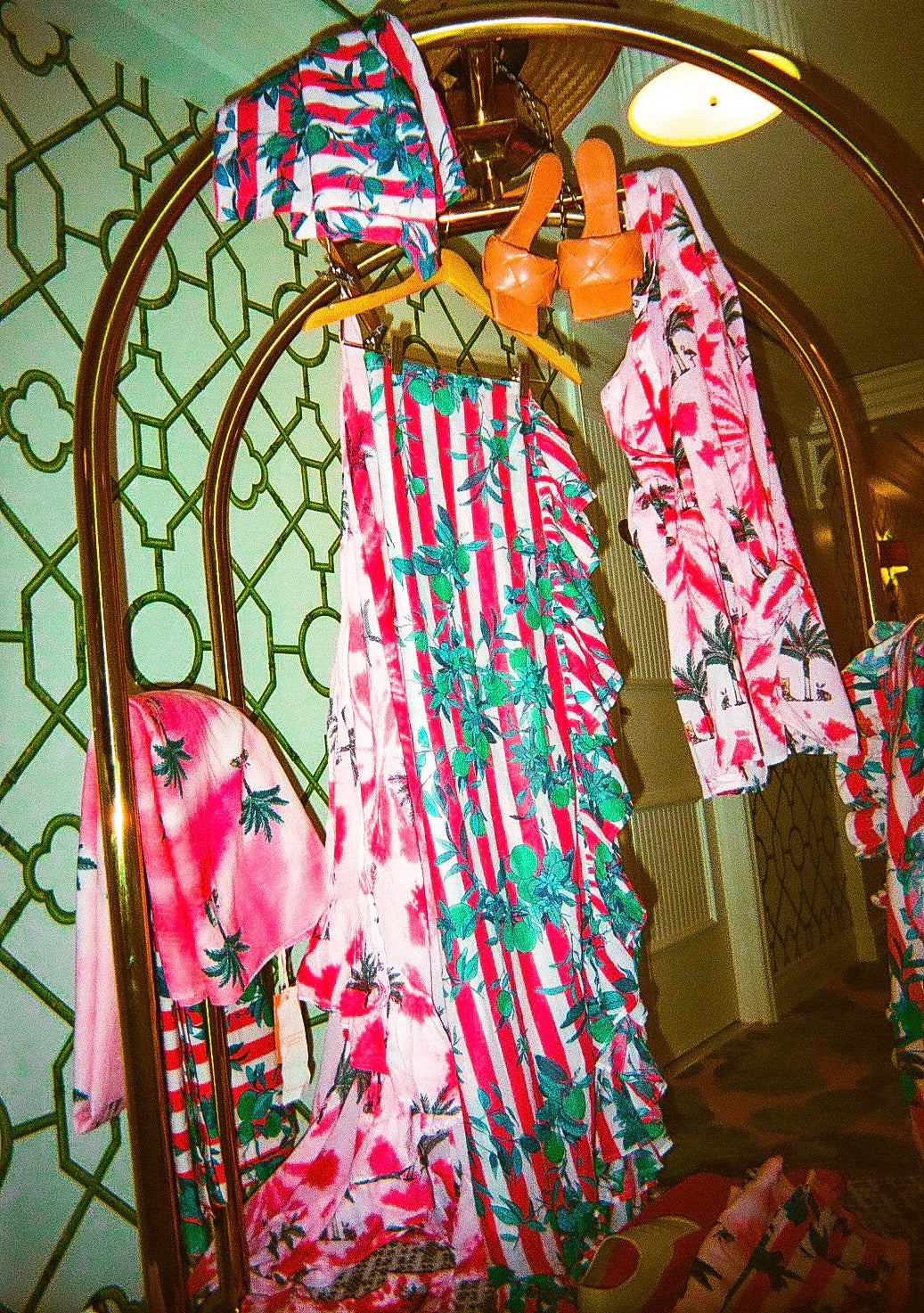 Ruffle Power Pareo™ | Orange Bunches Colony Coral