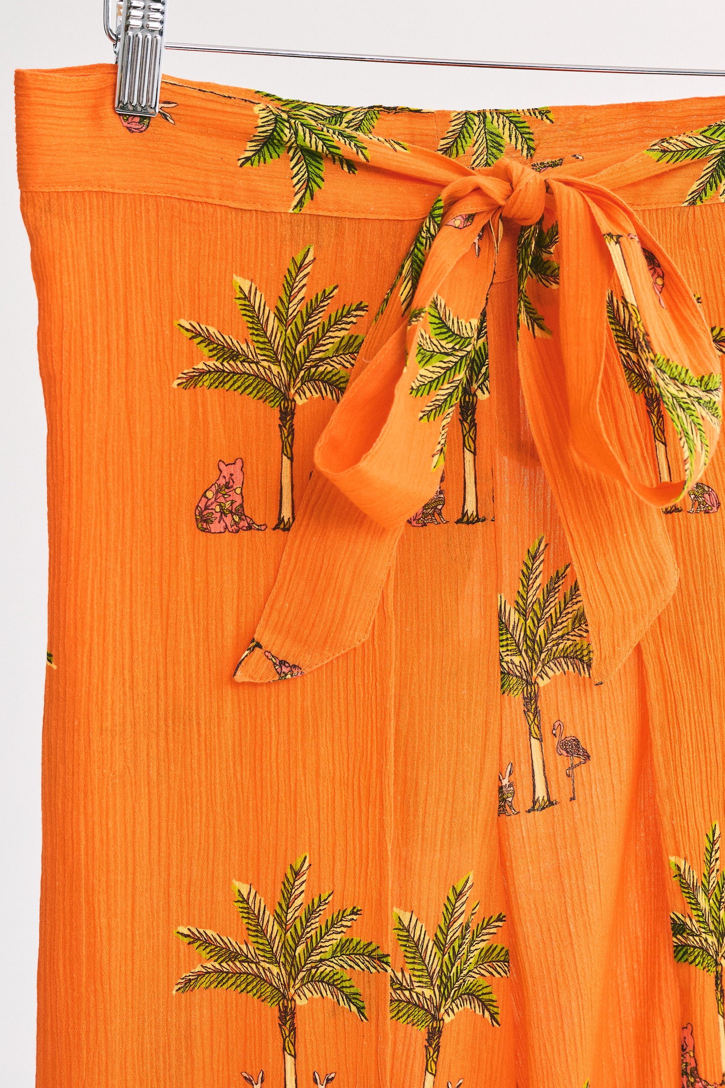 Two Panel Wrap Pant | Crinkle Cotton