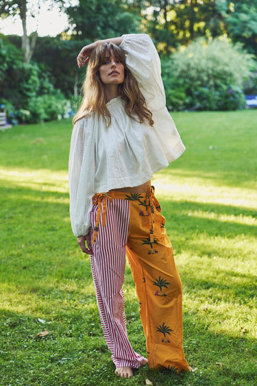 Move and Groove Snap Pant | Cotton Yarn Dye