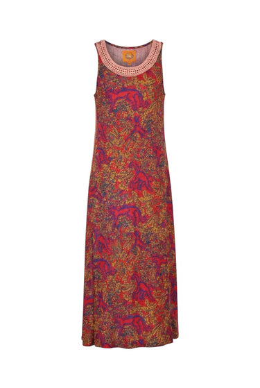 Hand Dye Palmo Midi Dress | Seersucker