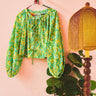 Oleander Blouse | Cotton Poplin Coniglio Palm Beach