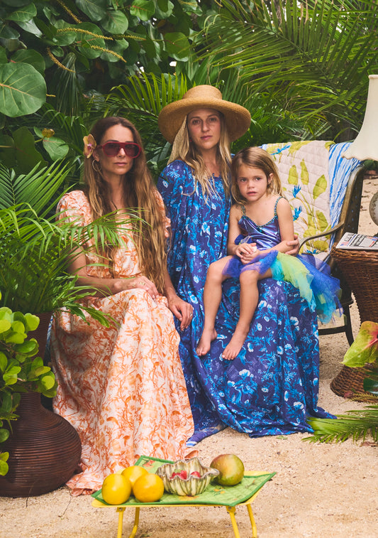 Atlantic Maxi Ball Skirt | Silk Dupioni